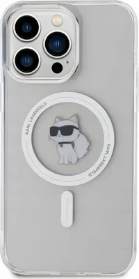 Produktbild von Karl Lagerfeld IML Choupette MagSafe Hlle fr iPhone 15 Pro Max  transparent Handyhlle