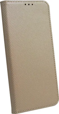 Zdjęcie produktu dla Etui książkowe "Smart" kompatybilne z SAMSUNG GALAXY S23 PLUS pokrowiec na telefon etui ochronne z funkcją podstawki, slot na karty złote
