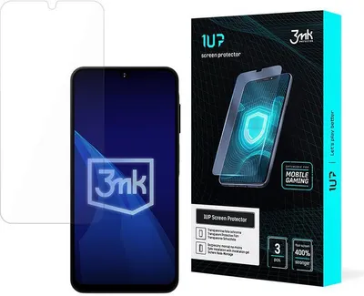Productafbeelding van 3mk Beschermfolie 1UP voor Samsung Galaxy A16, transparant, geschikt voor gaming (3 stuks)