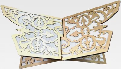 Produktbild von Ornamente-Rahle, Koranständer, Buchständer Gold (S)