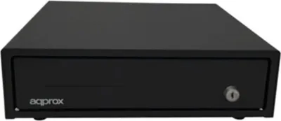 Zdjęcie produktu dla Approx APPCASH33, Elektroniczna szuflada na gotówkę, Czarny, DC, 12 V, 335 mm, 360 mm