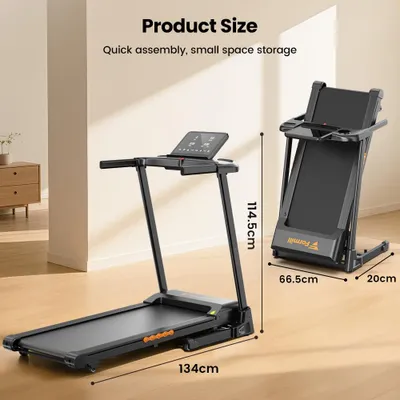 Zdjęcie produktu dla Składany bieżnia Loopband - silnik 3,0 PK - prędkość 13,5 km/h - kąt nachylenia 15%