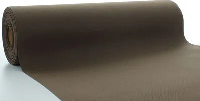Produktbild von Airlaid Tischläufer Braun, 40 cm x 24 m , 1 Stück - Mank