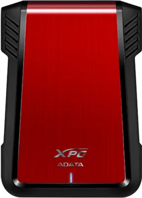Obrázok produktu pre ADATA EX500, HDD/SSD rámček, 2.5", Serial ATA III, USB pripojenie, Čierna, Červená