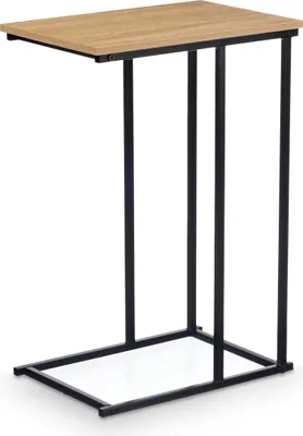 Produktbild von Beistelltisch/salontisch Colorado - 40 x 26 x 58 cm - schwarz - Metall - Tischbank
