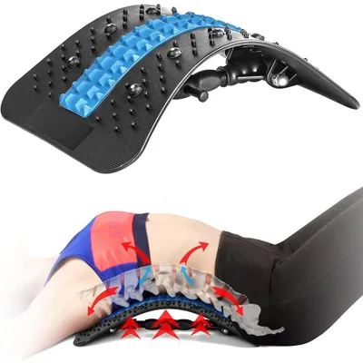 Obrázek produktu pro Protahovač zad, trenažér zad, protahovač zad Back Stretcher pro fyzioterapii, masáž zad, korekci držení těla, úlevu od bolesti, masáž