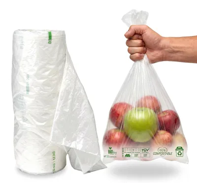 Productafbeelding van 250 Biologisch Afbreekbare Rolzakken 35x45 cm