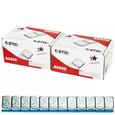 Zdjęcie produktu dla Ciężarki samoprzylepne do felg aluminiowych 12KG Ciężarki do wyważania 12x5g Ocynkowane Ciężarki do wyważania