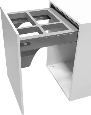 Produktbild von Abfallsortierrahmen 72l 2x27l + 2x9l