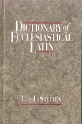 Produktbild von Dictionary of Ecclesiastical Latin