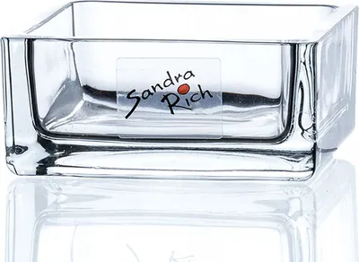 Produktbild von SANDRA RICH, GLAS- Schale, "SQUARE bowl 8x8x3,5cm clear"