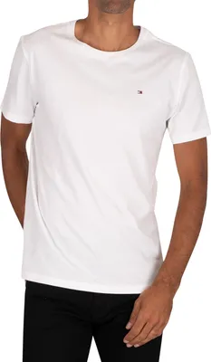 Produktbild von Tommy Hilfiger Herren Ikonen-T-Shirt, Weiß S