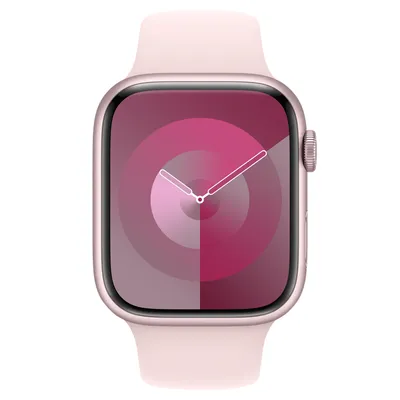 Zdjęcie produktu dla Pasek sportowy Apple Watch 42 mm / 44 mm / 45 mm / 49 mm jasnoróżowy M/L