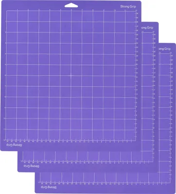 Produktbild von 30,5 x 30,5 cm * 3 Schneidematte selbstklebende, rutschfeste, gerasterte Schneidematten, kompatibel mit Silhouette Cameo Cricut Schneidemaschine Explore Plotter Machine