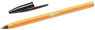 Image de Stylo à bille Orange noir Paquet de 20 pièces