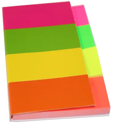 Produktbild von Kores Pagemarker Papier 20 x 50 mm Neonfarben 4 x 50 Blatt