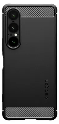 Produktbild von Spigen Rugged Armor, Cover, Sony, Xperia 1 VII, 16,5 cm (6.5"), Schwarz