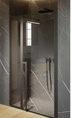 Immagine prodotto di Riho Lucid Porta doccia 120x200 cm Nero Opaco