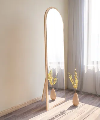 Produktbild von Skye Decor, Emma - Natural, Spiegel, Natürlich, 100 % MDF, 50 x 2,2 x 160 cm