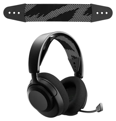 Produktbild von kwmobile Ersatz Bügelpolster kompatibel mit SteelSeries Arctis NOVA 1 / NOVA 1X / NOVA 3 Kopfbügel - Kopfbügelpolster aus Nylon - Kopfhörer Ersatz