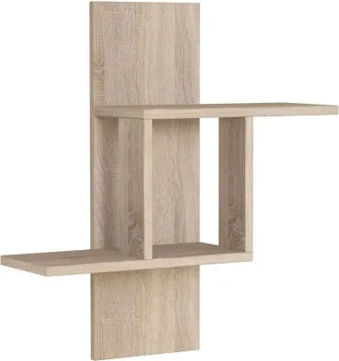 Zdjęcie produktu dla Półka ścienna z 2 półkami, wys. 70 cm - MILL