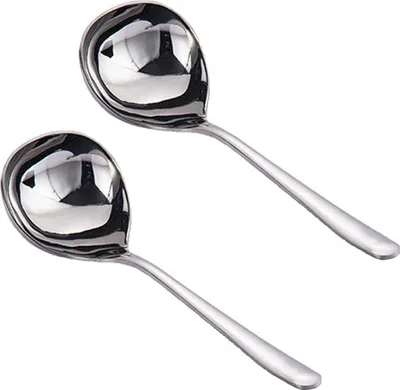 Obrázek produktu pro Malá naběračka na omáčku, nerezová servírovací naběračka, stříbrná naběračka na omáčku