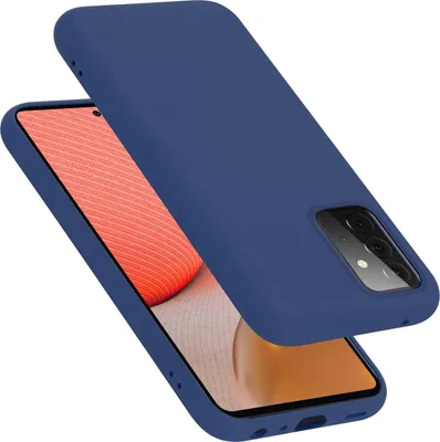 Produktbild von Cadorabo Schutzhülle für Samsung Galaxy A72 4G / 5G Hülle in Blau Handyhülle Case Cover TPU Etui