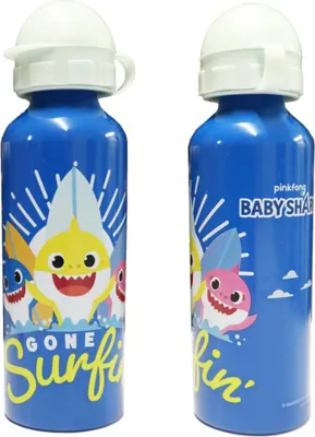Produktbild von Baby Shark Haie Kinder Aluminium Wasserflasche Trinkflasche Flasche 520 ml