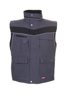 Produktbild von Planam Winterweste Plaline Gr. 2XL schiefer/schwarz