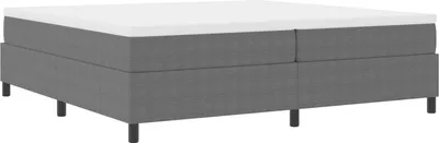 Image de Cadre de lit plateforme Gris clair 200 x 200 cm