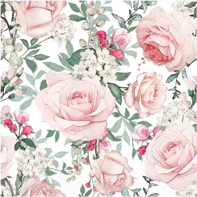 Immagine prodotto di Tovaglioli 33x33 cm - Gorgeous Roses