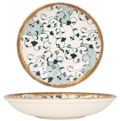 Imagen del producto de Platos hondos de Kütahya Porselen, colección "Fluer Amber", de porcelana, con un diámetro de 25 cm (1250 cc)