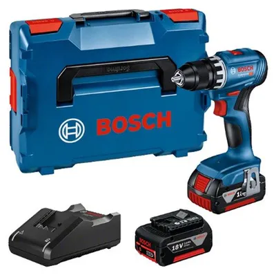 Image de Perceuse - visseuse sans fil BOSCH GSR 18V-45 06019K3204 + 2 batteries 3Ah 18V en L-Boxx Professionnal