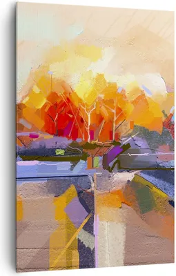 Produktbild von Bild auf Leinwand - Leinwandbild - Einteilig - Abstraktion modern - 80x120cm - Wand Bild - Wanddeko - Wandbilder - Leinwanddruck - Wanddekoration - Leinwand bilder - Wandbild - PA80x120-4097