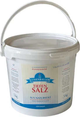 Produktbild von Luisenhaller Tiefensalz 5 Kg fein inkl. Salzsstreuer