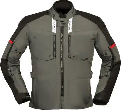Image de Veste textile Modeka Raegis pour moto, gris/noir, L