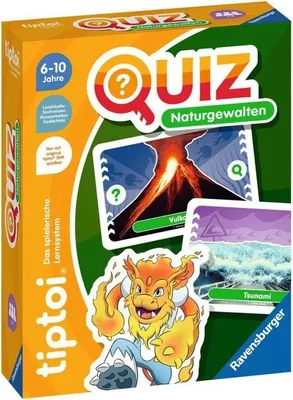 Produktbild von Ravensburger tiptoi 00167 Quiz Naturgewalten, Quizspiel für Kinder ab 6 Jahren, für 1-4 Spieler