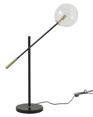 Zdjęcie produktu dla Lampa stołowa w kształcie szklanej kuli, szerokość 72 cm, wysokość 85 cm