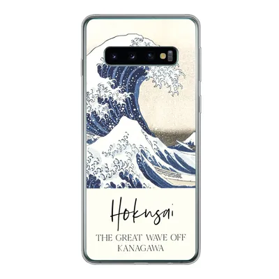 Produktbild von MuchoWow® Handyhülle Schutzhülle Hülle für Samsung Galaxy S10 Die große Welle von Kanagawa - Katsushika Hokusai Silikon Softcase Handy Hülle - Handytasche