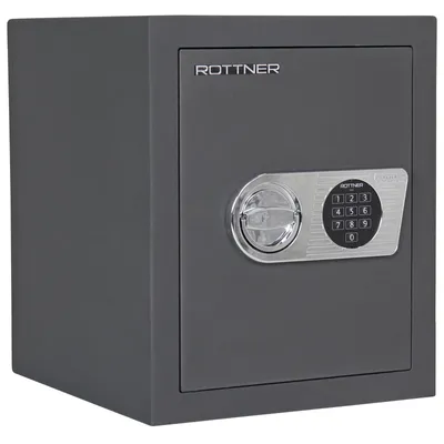 Obrázok produktu pre Rottner Toscana 50 EL nábytkový elektronický trezor antracit | 	Elektronický zámok | 35 x 42 x 38 cm