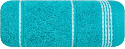 Zdjęcie produktu dla Eurofirany 352561, Turkusowy, Wzór, Bawełna, Poliester, 30 x 50 cm, 75 g
