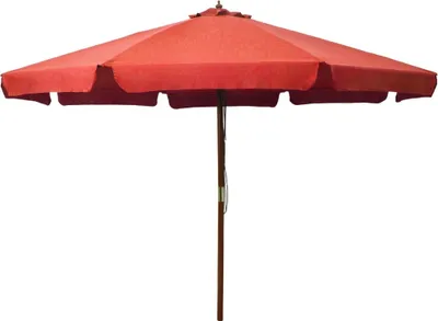 Immagine prodotto di Maison Exclusive - Ombrellone con palo in legno 330 cm terracotta