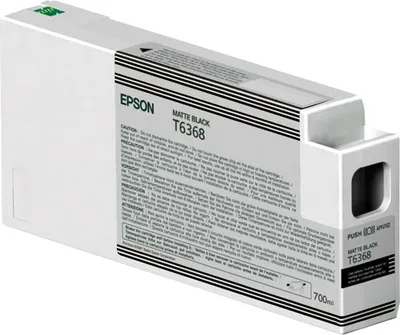 Produktbild von Epson Singlepack Matte Black T636800 UltraChrome HDR, 700 ml, Schwarz, Tinte auf Pigmentbasis, 700 ml, 1 Stück(e), Einzelpackung
