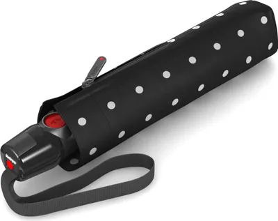 Produktbild von Knirps Taschenregenschirm Regenschirm T.200 Medium Duomatic Black schwarz