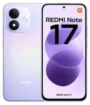 Obrázek produktu pro Redmi Note 17 4G – barva: nebeská fialová – 4 GB RAM / 128 GB interní paměť