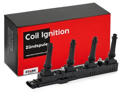 Produktbild von STARK SKCO-0070263 Zündspule 12V für OPEL ZAFIRA B (A05) Astra H Caravan (A04) Astra H Schrägheck (A04) Astra G CC (T98) Zafira A (T98)