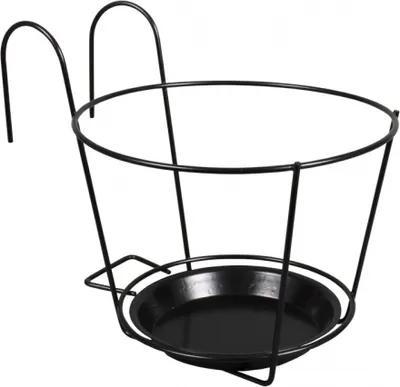 Obrázek produktu pro Držák květníků SONIA kovový + podmiska d22cm
