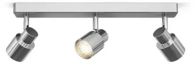 Zdjęcie produktu dla RED - DESIGN RENDL RENDL VALTO III Oprawa LED natynkowa, chromowana, 230 V, GU10, 3 x 5 W, IP44, R13704