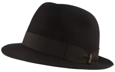 Borsalino Trilby Marengo aus Haarfilz in schwarz