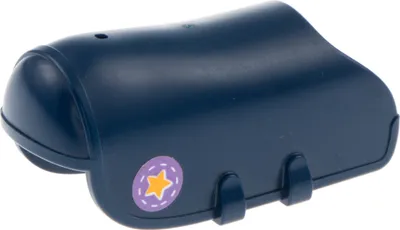 Produktbild von 1x Lego Tier Zubehör Pferde Sattel Decke dunkel blau Sticker Stern gelb 25279pb01